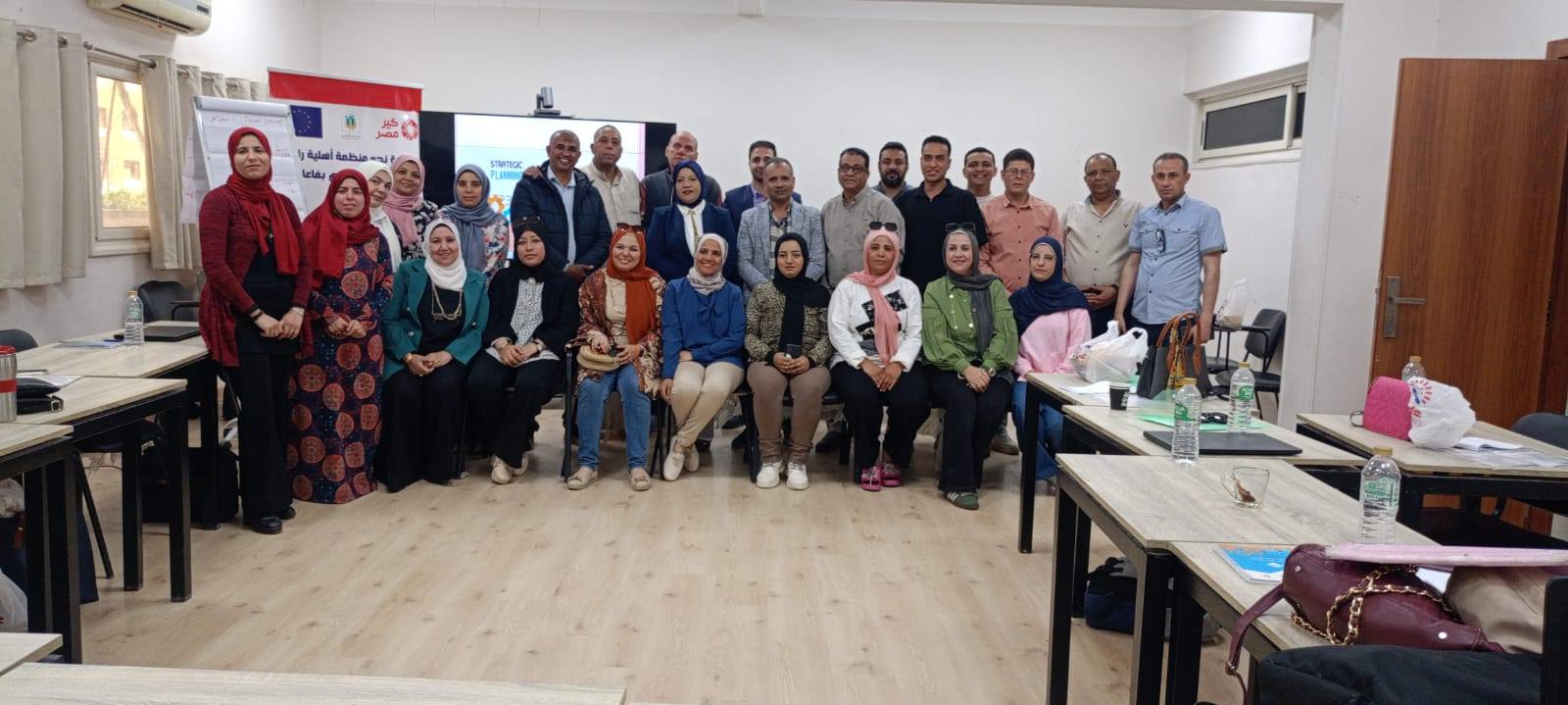 جمعية شباب الخير تنفذ تدريبًا مكثفًا في التخطيط الاستراتيجي ضمن مشروع “بناء” بدعم الاتحاد الأوروبي