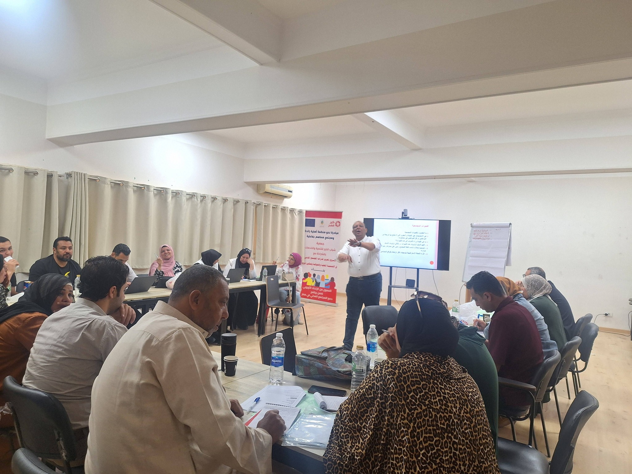 جمعية شباب الخير تنفذ تدريبًا مكثفًا في التخطيط الاستراتيجي ضمن مشروع “بناء” بدعم الاتحاد الأوروبي